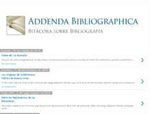 Tablet Screenshot of adbiblio.blogspot.com