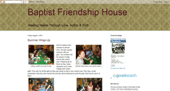 Desktop Screenshot of baptistfriendshiphouse.blogspot.com