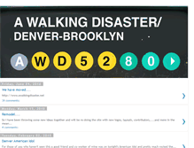 Tablet Screenshot of iamawalkingdisaster.blogspot.com