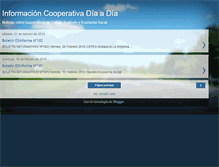 Tablet Screenshot of informacooperativa.blogspot.com