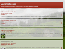 Tablet Screenshot of carismaticosas.blogspot.com