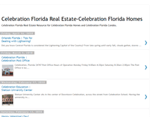 Tablet Screenshot of celebrationfloridahomes.blogspot.com