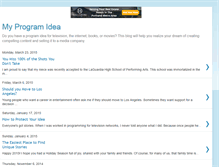 Tablet Screenshot of myprogramidea.blogspot.com