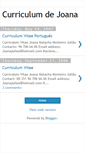 Mobile Screenshot of curriculumdejoana.blogspot.com