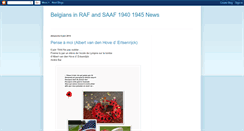 Desktop Screenshot of belgiansinrafandsaaf1940-1945.blogspot.com