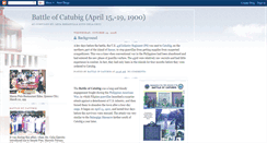 Desktop Screenshot of battleofcatubig.blogspot.com