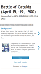 Mobile Screenshot of battleofcatubig.blogspot.com