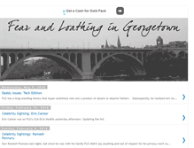 Tablet Screenshot of fearandloathingingtown.blogspot.com