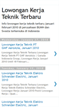 Mobile Screenshot of lowongankerja-teknik.blogspot.com