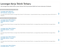 Tablet Screenshot of lowongankerja-teknik.blogspot.com
