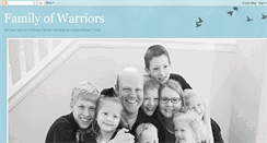 Desktop Screenshot of familyofwarriors.blogspot.com