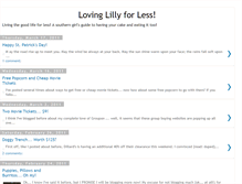 Tablet Screenshot of lillyforless.blogspot.com