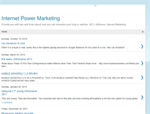 Tablet Screenshot of powermarketingsolution.blogspot.com