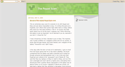 Desktop Screenshot of paypalscam.blogspot.com