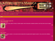 Tablet Screenshot of laforchettamagica.blogspot.com