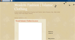 Desktop Screenshot of moslemfashion-clothing.blogspot.com