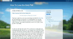 Desktop Screenshot of howtolosethebellyfatquick.blogspot.com