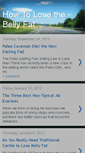 Mobile Screenshot of howtolosethebellyfatquick.blogspot.com