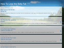 Tablet Screenshot of howtolosethebellyfatquick.blogspot.com