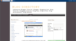 Desktop Screenshot of indoblogdirectory.blogspot.com