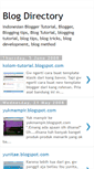 Mobile Screenshot of indoblogdirectory.blogspot.com