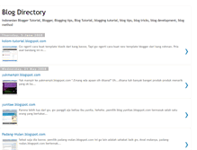 Tablet Screenshot of indoblogdirectory.blogspot.com