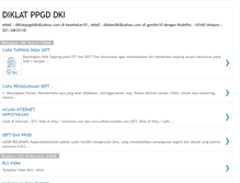 Tablet Screenshot of diklatppgddki.blogspot.com