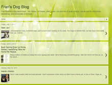 Tablet Screenshot of fransdogblog.blogspot.com