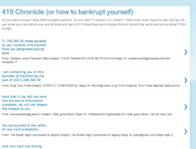 Tablet Screenshot of 419chronicle.blogspot.com