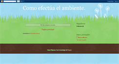 Desktop Screenshot of elespacioylavida.blogspot.com