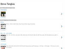Tablet Screenshot of dewatangkas.blogspot.com