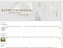 Tablet Screenshot of kathyvankleeck.blogspot.com