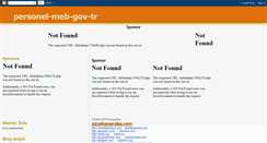 Desktop Screenshot of personel-meb-gov-tr.blogspot.com