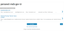 Tablet Screenshot of personel-meb-gov-tr.blogspot.com