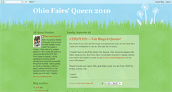 Desktop Screenshot of ohiofairsqueen10.blogspot.com