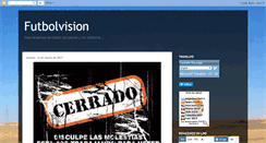 Desktop Screenshot of futbolvision.blogspot.com