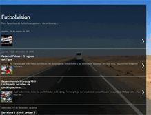 Tablet Screenshot of futbolvision.blogspot.com