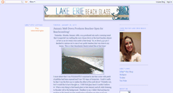 Desktop Screenshot of lakeeriebeachglass.blogspot.com