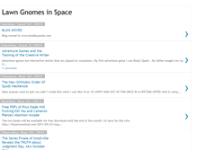 Tablet Screenshot of lawngnomesinspace.blogspot.com