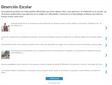 Tablet Screenshot of desercion-escolar.blogspot.com