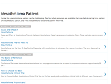 Tablet Screenshot of mesothelioma-patient-article.blogspot.com