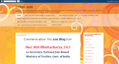 Desktop Screenshot of indianjute.blogspot.com