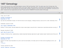 Tablet Screenshot of 1407genology.blogspot.com