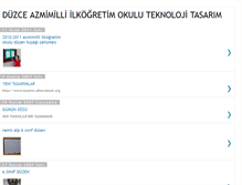 Tablet Screenshot of duzceazmimillitt.blogspot.com