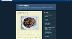 Desktop Screenshot of healthynspicy.blogspot.com