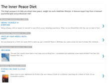 Tablet Screenshot of innerpeacediet.blogspot.com