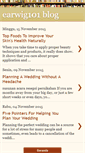 Mobile Screenshot of earwig101.blogspot.com