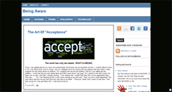 Desktop Screenshot of aboutbeingaware.blogspot.com