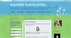 Desktop Screenshot of nadinenavigates.blogspot.com