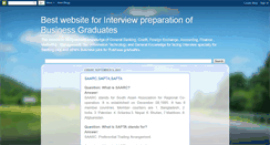 Desktop Screenshot of banking-interviewtips.blogspot.com